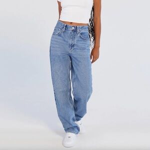 BDG High Rise Baggy Jeans Blue Denim Size 28 Relaxed Fit Slouchy